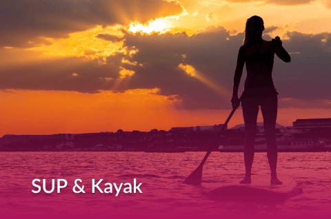 Paddleboard al atardecer